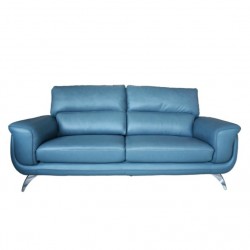 Arena 3 Seater Leather Blue...