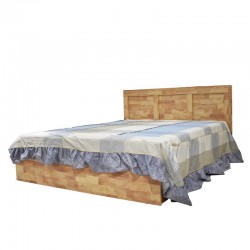 Walton Bed 150x190 cm Joint Wood Grey