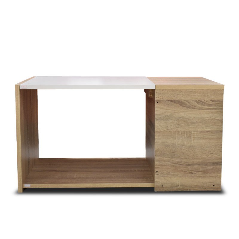 Mars Coffee Table Grey Oak/White