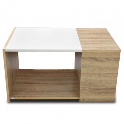Mars Coffee Table Grey Oak/White