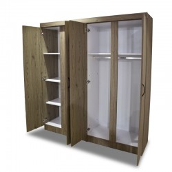 Preston 4Dr Wardrobe Sand Ash Plywood