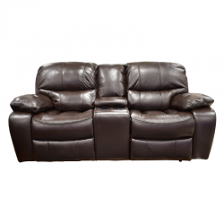 Lugano Sofa 3+2+1 Brown Leather/PVC