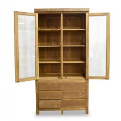 Oriana Bookcase Cabinet In Teak