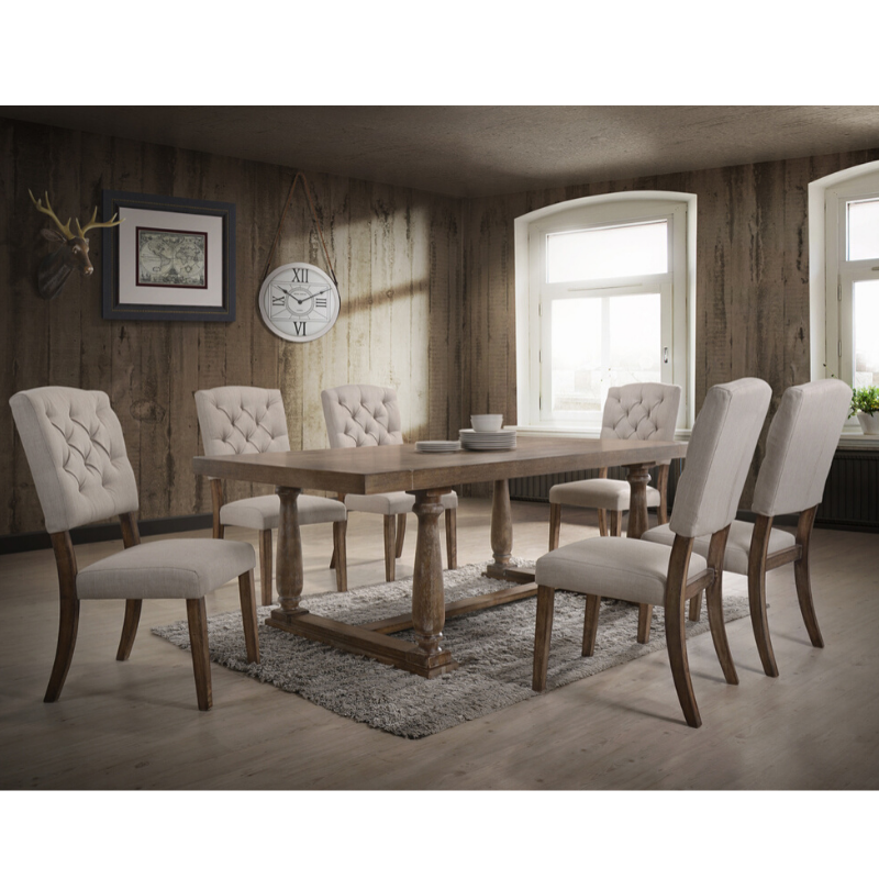 Duke Table and 6 Chairs MDF/Rubberwood Duke Table and 6 Chairs MDF/Rubberwood