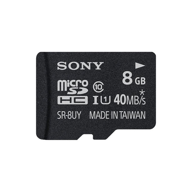 Sony MicroSD 8GB + adaptor Sony MicroSD 8GB + adaptor