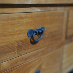 Essex 4 Doors Wardrobe In Teak