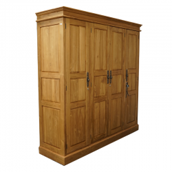 Bellini 4 Doors Wardrobe In Teak